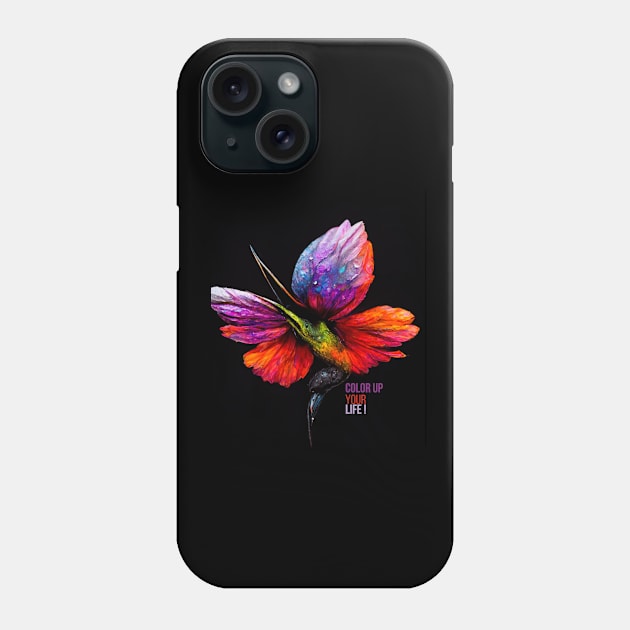 Beautiful and colorful butterfly -  motivational quote to make you happy! Phone Case by Design-by-Evita