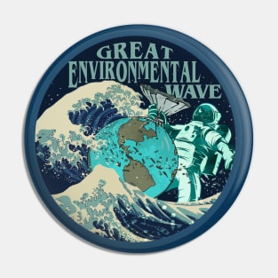 Great Environmental Wave Pin