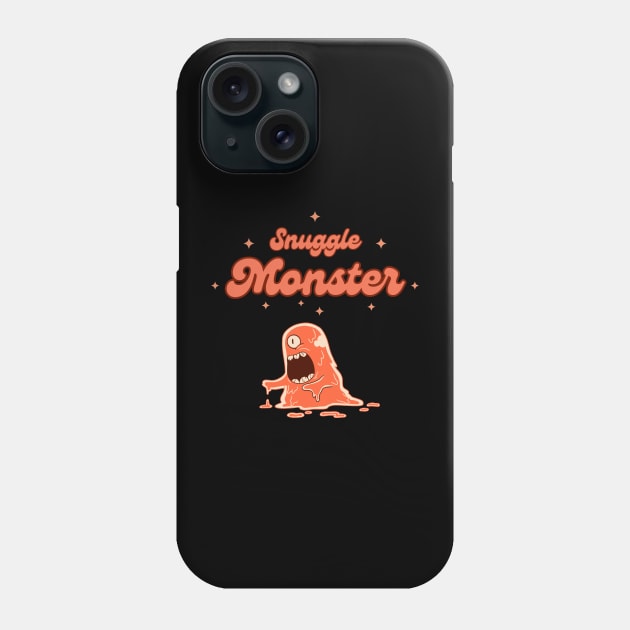 Snuggle Monster Phone Case by Draven