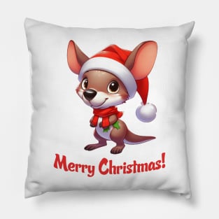 Cute Santa Kangaroo Pillow