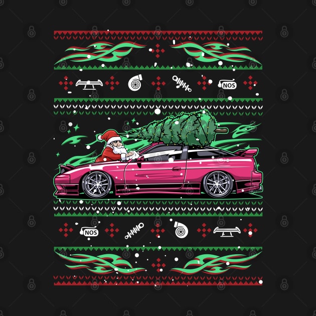 Christmas Ugly Nissan Silvia S13! Best Car Guy Gift! SChassis! by racingfactory