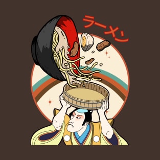 Samurai Ramen- Kuro Ramen T-Shirt