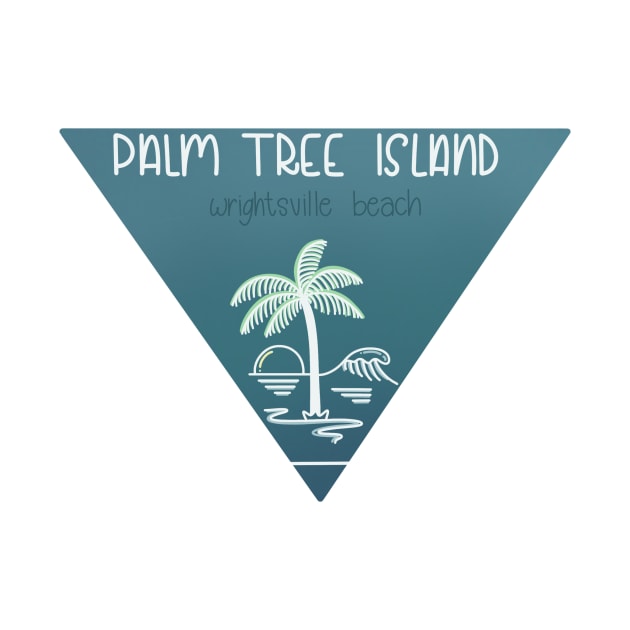 Palm Tree Island Wrightsville Beach by trippyzipp