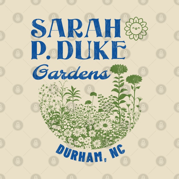 Sarah P. Duke Gardens 70s Retro Sightseeing by Contentarama