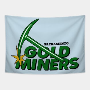 Defunct Sacramento Gold Miners Football 1993 Tapestry