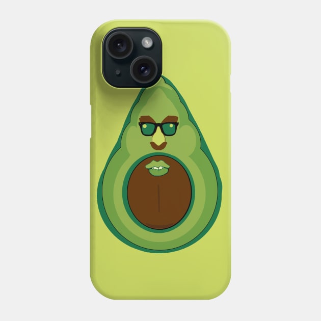 Undercover Avocado Lover Phone Case by Zenferren