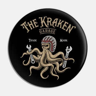 The kraken garage Pin