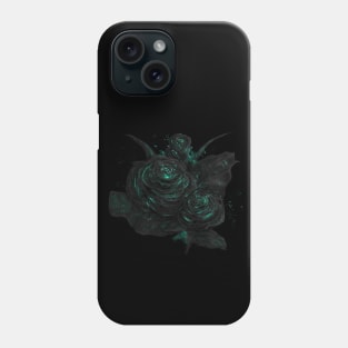 Sparkling roses - mint option Phone Case