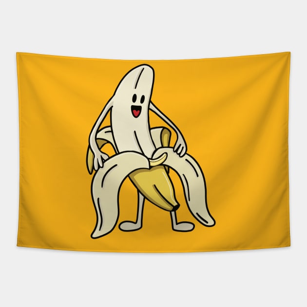 Banana Man Tapestry by Spock Jenkins