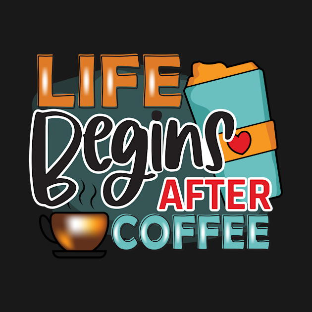 Discover Life begins after coffee - Life Begins After Coffee - Tank Top