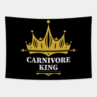 CARNIVORE KING MEAT LOVER BBQ PIT MASTER RANCHER HUNTER GIFT Tapestry