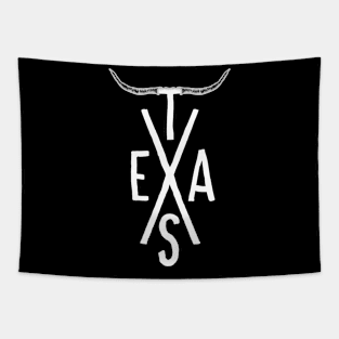 Cool Texas Longhorn Cowboy Souvenir Typography USA Gift Tapestry