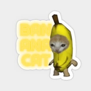 Banana Cat Meme Magnet