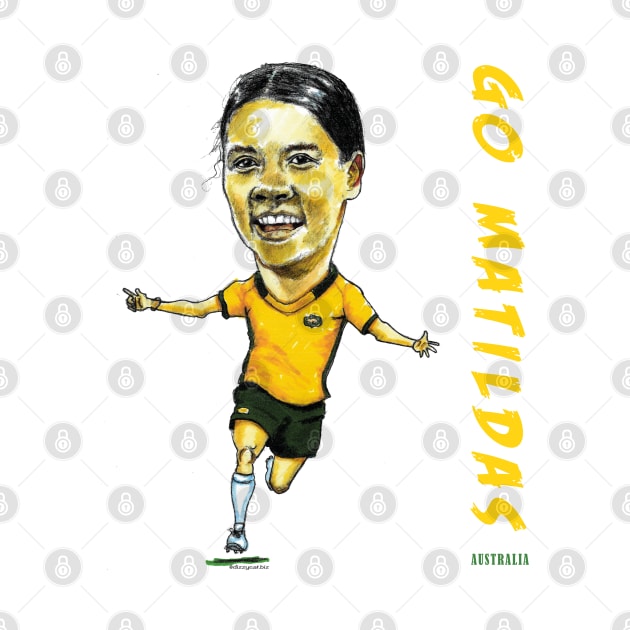 Sam Kerr - Australian womens football by dizzycat-biz