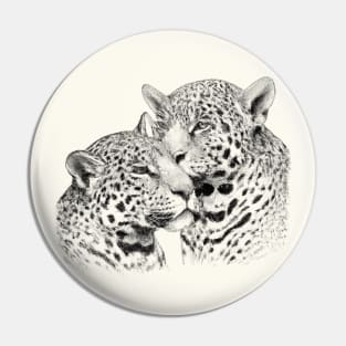 Jaguar Couple Love Pin
