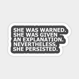 She persisted Magnet