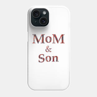 Mon and son in wax fabric Phone Case