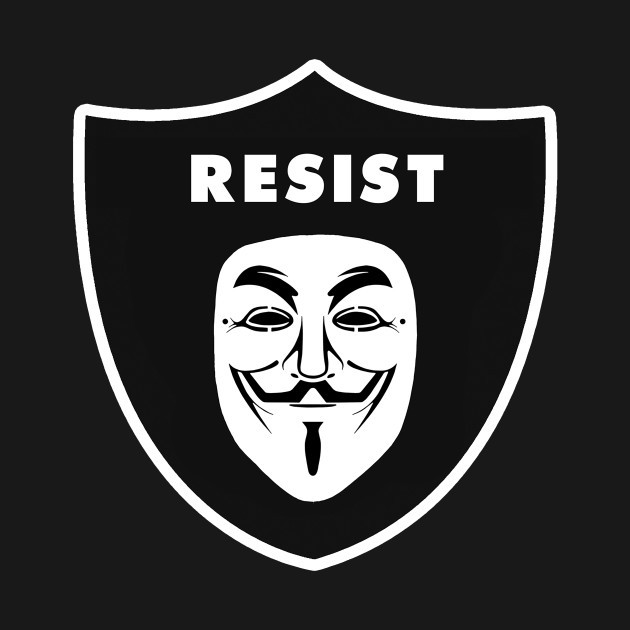 Resist - V For Vendetta - Phone Case