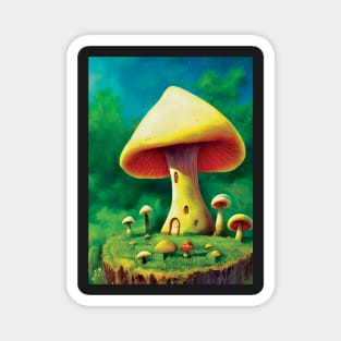 Magic Mushroom Magnet