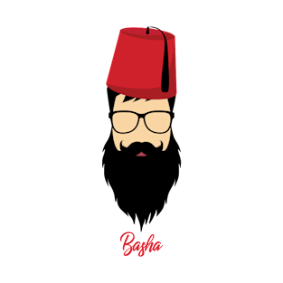 Bearded Guy with Arabic Hat - tarboush T-Shirt