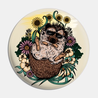 Cool Hedgehog Pin