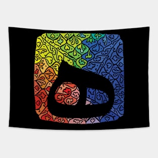 islamic abstract calligraphy Tapestry