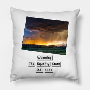 Wyoming USA Pillow