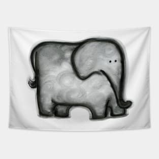 Baby elephant (cut-out) Tapestry