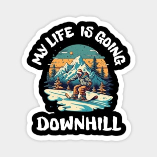 Snowboard Magnet