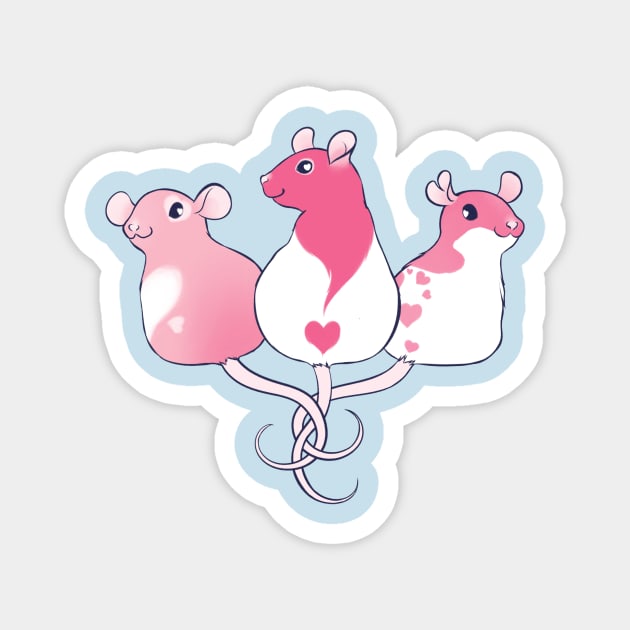 Heart Rats! Magnet by Starling