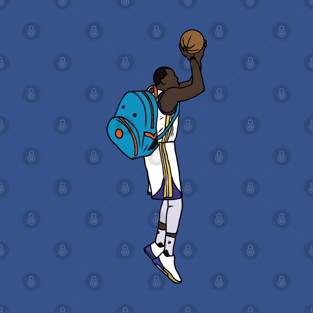 Draymond Green Backpack Jumpshot by rattraptees