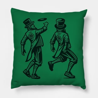 Leprechauns playing doubles Pillow