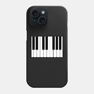 Piano Keys, Keyboard Vector, Artwork Design Phone Case