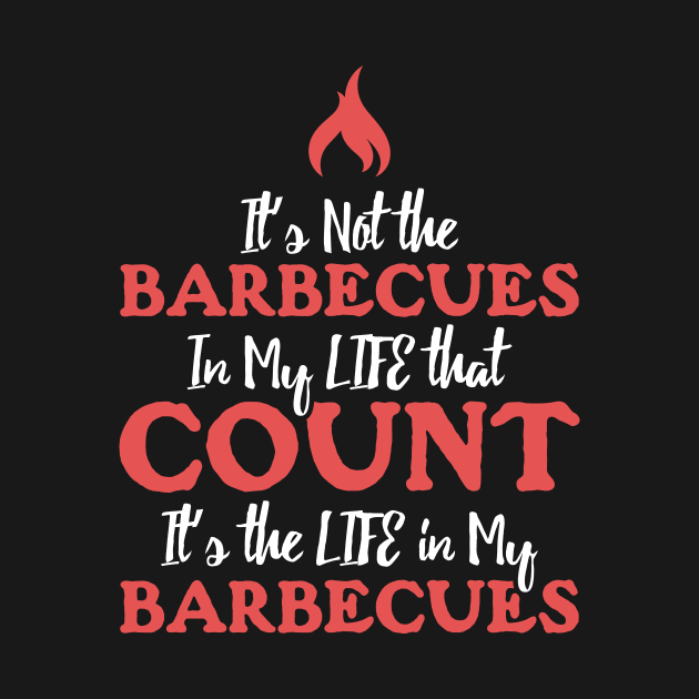 Grilling Not Barbecue In Life Count BBQ Quote Gift by Freid