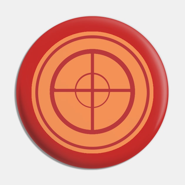 Team Fortress 2 - Red Sniper Emblem Small Pin by Reds94