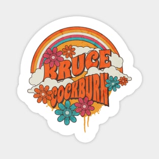 Retro Rainbow - Bruce Cockburn Magnet