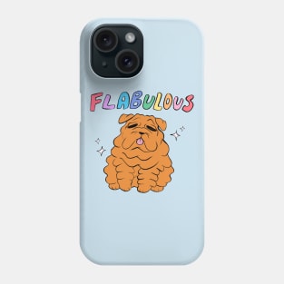 Flabulous Shar Pei Phone Case