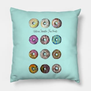 Whatever sprinkles your donuts - Kitchen art Pillow