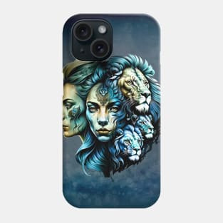 The Powerful Presence of Lions Phone Case