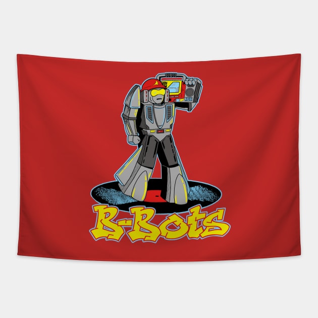 B-Bots Tapestry by Axton Kahler Art