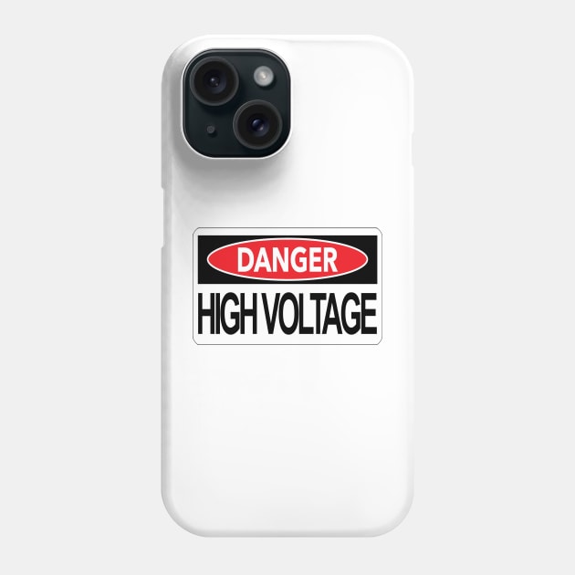 Danger High Voltage Phone Case by NeilGlover