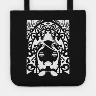 Grimoire Weiss (White on black) Tote