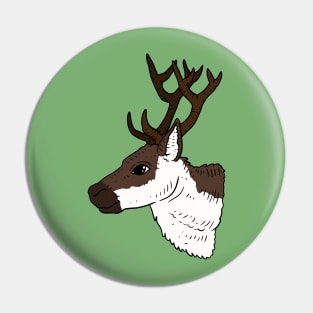 reindeers, cute reindeer illustration. Pin