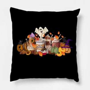 Fall Coffee Autumn Pumpkin spice Pillow