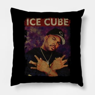 TEXTURE ART-Ice Cube - RETRO STYLE 2 Pillow