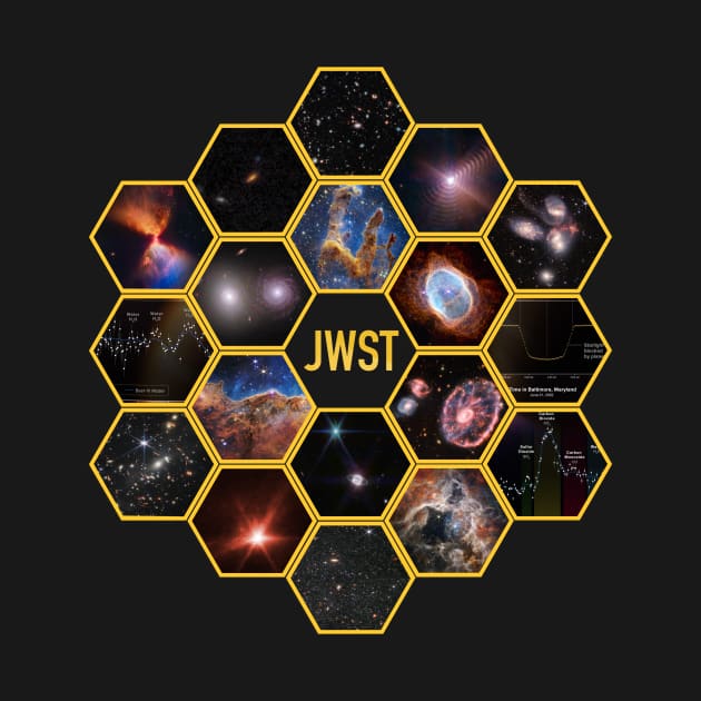 James Webb Space Telescope Mosaic by Circulartz