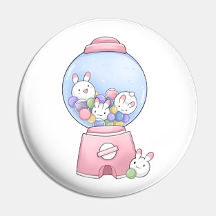 Bunny gumball machine Pin