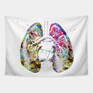 Lungs and Heart Tapestry