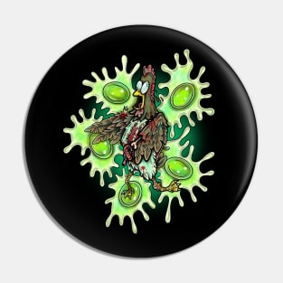 Zombie Chicken Pin