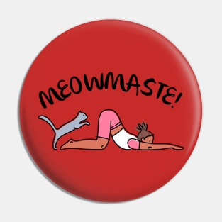 Cats and Yoga Pin